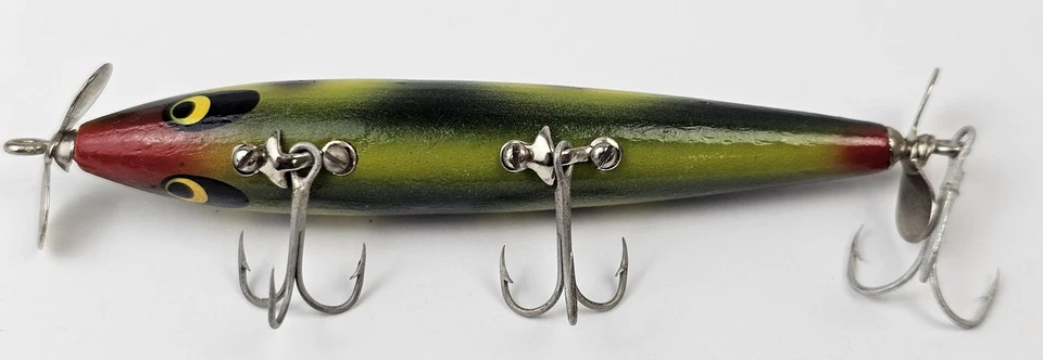 Señuelo Smithwick Devil Horse Topwater de colección cebo de pesca hélice color perca Foto 4 de 4