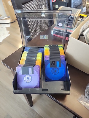 Lot Of 58 Verbatim Microdisks DataLife Colors MF 2HD 3.5'' IBM Formatted 1.44MB