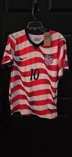 Nike USA Soccer Jersey Pulisic #10 Men's Size M Red White Blue