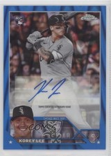 2023 Topps Chrome Update Blue RayWave Refractor /150 Korey Lee #AC-KL Auto 14jr