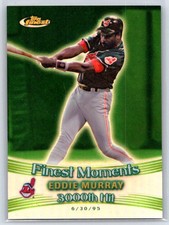 2001 Finest Eddie Murray #FM25 Finest Moments Refractors Cleveland Indians