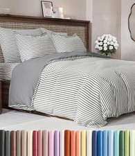 Duvet Cover Queen Size Set - Extra Soft Queen Duvet Cover 90" x 90" with 2 Pi...