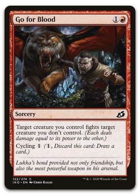 Go for Blood #122 (NM) Ikoria IKO Magic MTG