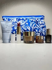 Estee Lauder 6 Pc Gift Set Revitalizing Supreme Creme, Serum, Eye, Lipstick 2025
