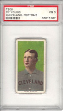 1909-11 T206 Cy Young Piedmont 150 PSA 3 Portrait Cleveland