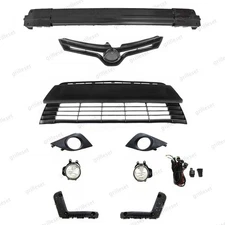 For Corolla L/LE 2014-16 Upper/Lower Grill, Fog Light & Bumper Reinforcement Set
