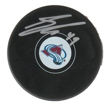 SAMUEL GIRARD COLORADO AVALANCHE NHL SIGNED AUTOGRAPHED LOGO PUCK COA