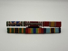 Vintage 80s-2000s Us Army Long Service 6 Piece Ribbon Bar Clutchback Vintage 80s-2000s Us Army Long Service 6 Piece Ribbon Bar Clutchback