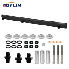 For 86-92 Toyota Supra 1jzgte Blue Racing Engine Turbo Feed Fuel Injector Rail