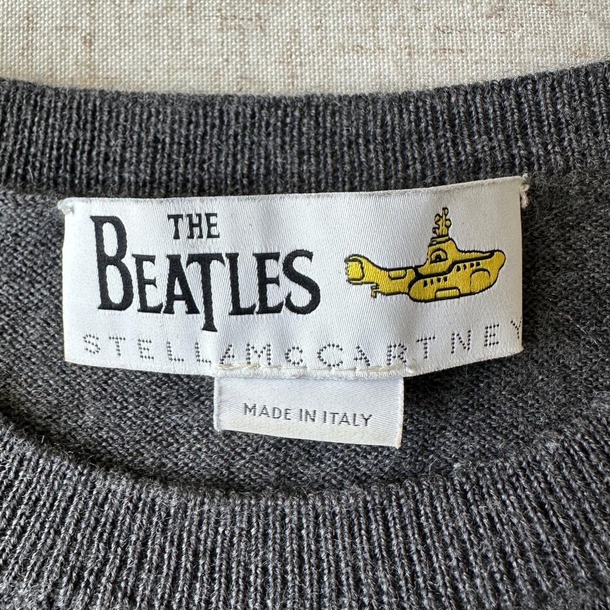Stella McCartney x The Beatles Yellow Submarine Grey Virgin Wool