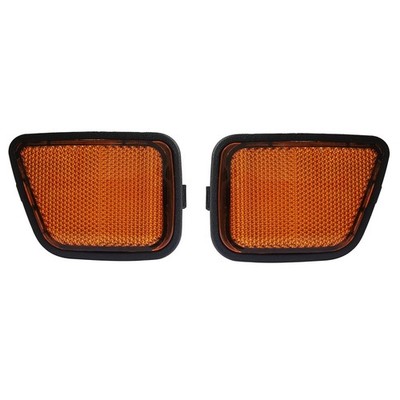 1 Pair Amber Front Bumper Reflector Left & Right Side For Honda CR-V 1997-2001