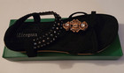 NEW Black Alicegana Flat Jeweled Sandals (Women's) Size 7 (38) NEW in Box — photo 5