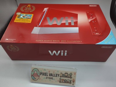 Nintendo Wii Super Mario Bros 25th Anniversary Limited Edition Red