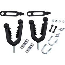 All-Rite Products Pack Rack Plus Single Rack Mount (Black) Pair | PRP1