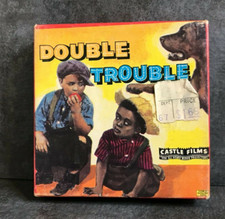8 MM Film No. 1020, 3" Reel B  W Double Trouble, used