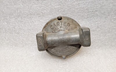 Vintage Carter Fuel Gas Filter Top Lid 2146397