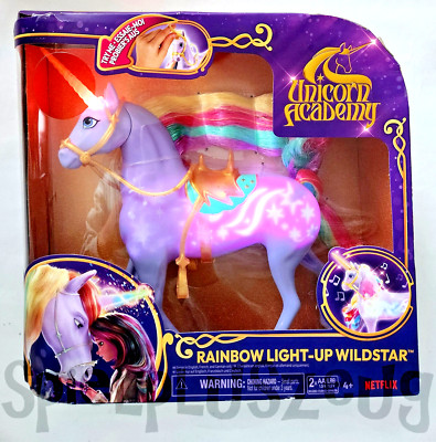 Unicorn Academy Rainbow Light-Up Licht-Magie Wildstar Spielfigur Pferd