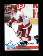 1995 CLASSIC HOCKEY DRAFT KAJ LINNA ROOKIE RC AUTO - BOSTON UNIVERSITY TERRIERS