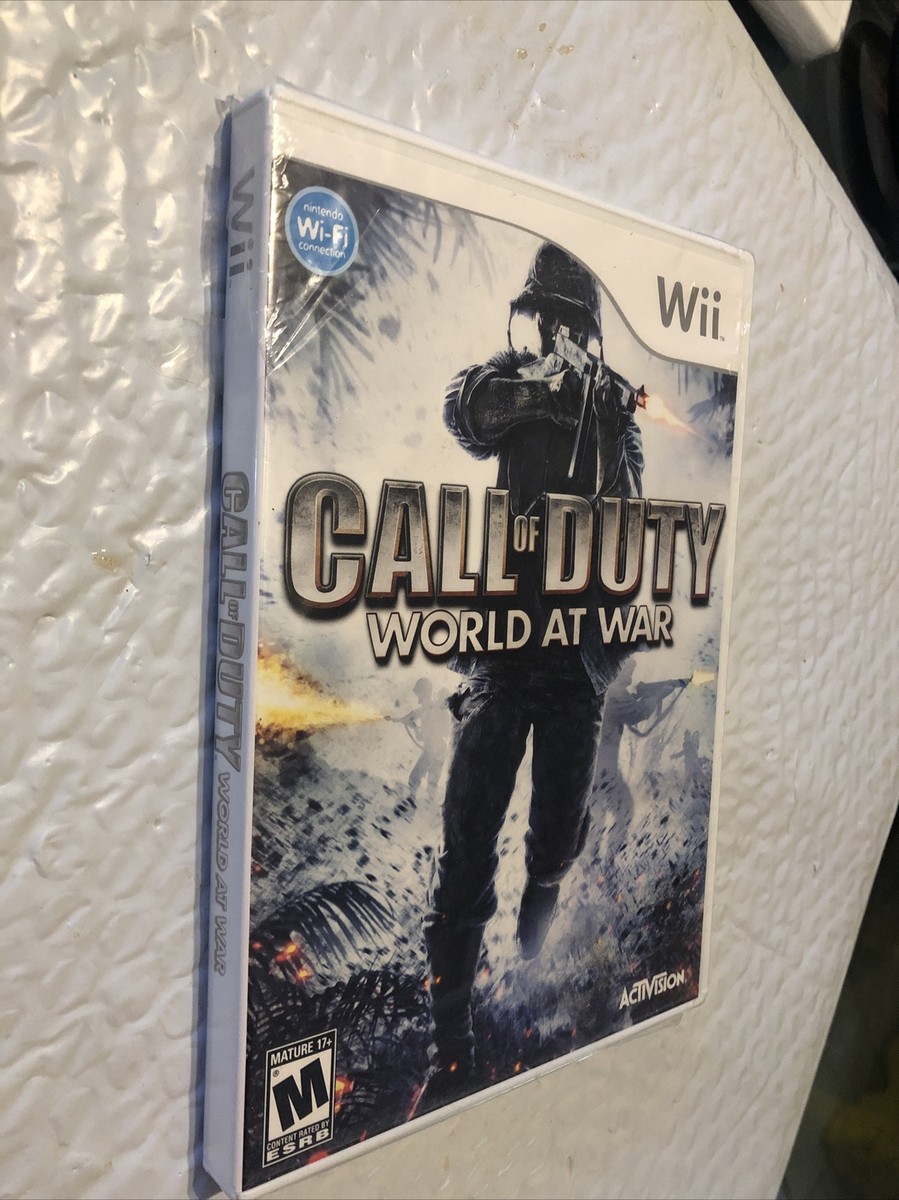 Call of Duty: World at War (Nintendo Wii, Brand New Factory Sealed Rip Tears