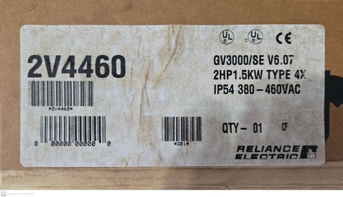 RELIANCE ELECTRIC 2V4460 460v, 2HP, Nema 4X (NOS) - Picture 2 of 3