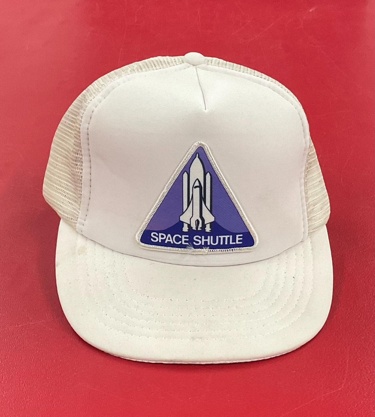 Space Shuttle Vintage hat patch cap White Sportca… - image 1