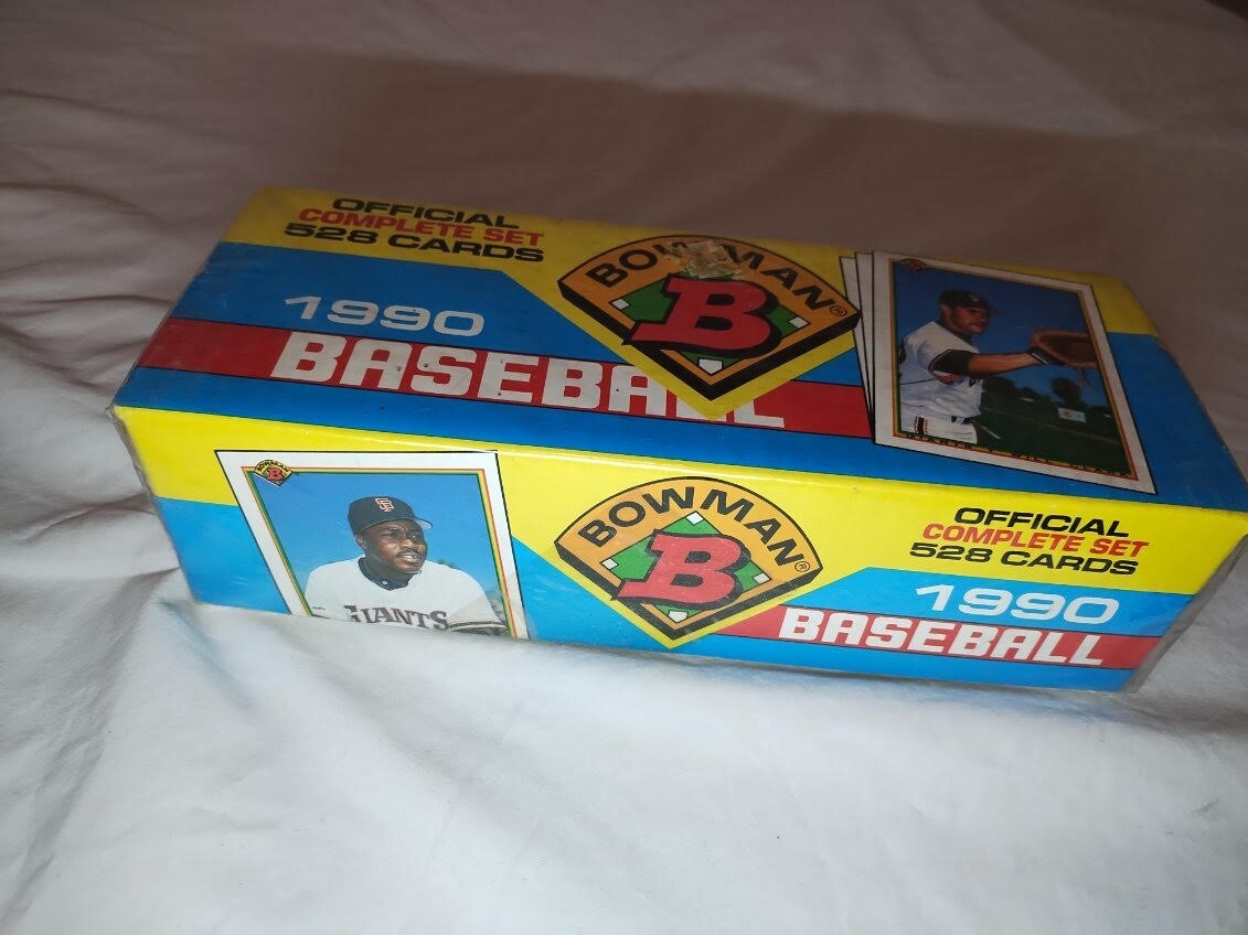 1990 Bowman Baseball Card Official Complete Set Factory Sealed 528