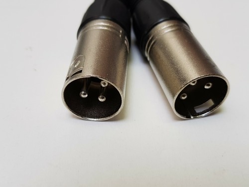 ADAPTER KABEL 2x Klinke 6,3mm auf 2x XLR male 1,5m Signalkabel Verstärker NEU - Afbeelding 8 van 11