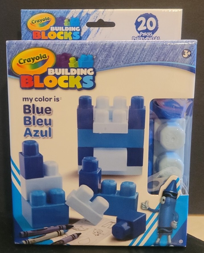 Crayola Building Blocks (My Favorite Color Is Blue) 20 Set