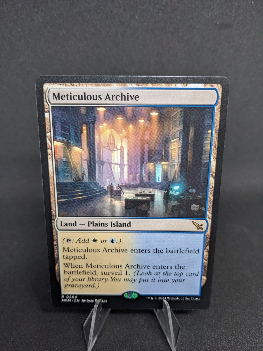 MTG Meticulous Archive Surveil land 264 Murders At Karlov Manor