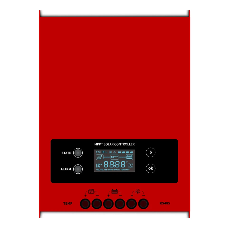 60A MPPT Solar Charge Controller 12V 24V 48V Battery Regulator with Bluetooth - Image 2 of 4