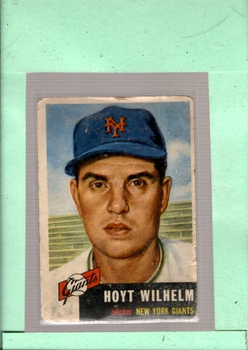 1953 Topps #151 Hoyt Wilhelm G Good NY Giants UER ID:50720