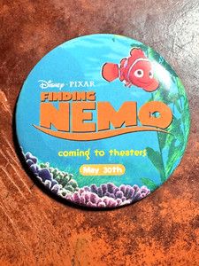 2003 DISNEY PIXAR FINDING NEMO Pin Pinback Movie Promotional Button