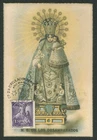 Spain 1954 25c VIRGIN OF THE ABANDONED No. 806 FDC FIRST DAY MAXIMUM POSTCARD