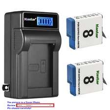 Kastar Battery LCD Wall Charger for Gopro8 GoPro AHDBT-801 AHBBP-801 GoPro HERO