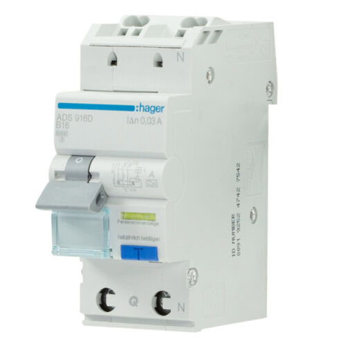 Hager FI LS Schalter Fehlerstromschalter Leitungsschutzschalter CDA CDS MBN MBS - Bild 4 von 60