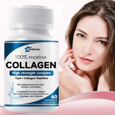 Marine Collagen Capsules With Hyaluronic Acid,Vitamin C, Anti-Aging Skin Health