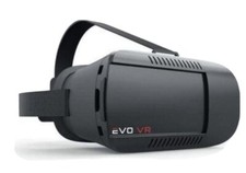 EVO VR - Virtual Reality Headset for All Smartphones - IOS  Android - Black