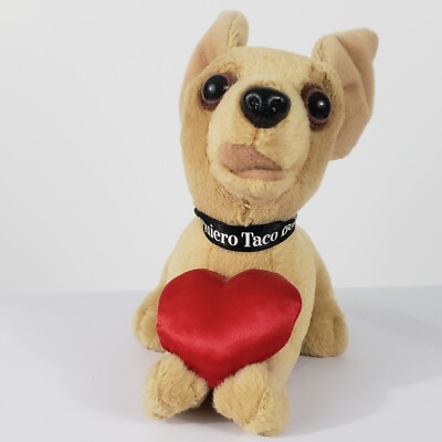 Yo Quiero Taco Bell Tiger purring sound Chihuahua Dog With Heart Valentine 