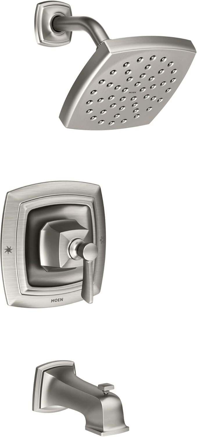 Moen 82922SRN Conway Bathroom Tub and Shower Trim Kit with V