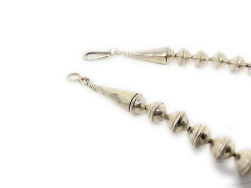 Native A. Zuni Peyote Bird Multi Gem Sterling Silver Squash Blossom Necklace 29" - Picture 4 of 10