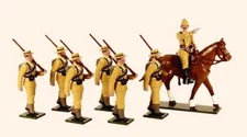 COJF-3231 - Naval Brigade Boer War 1899 (Set 92) 7 Figures - Tradition - 54mm