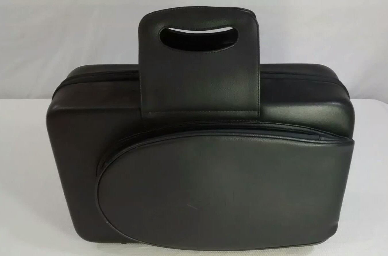 Dell Black Laptop Computer Bag Hard Case  Briefcase Adjustab