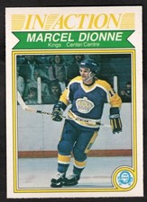 1982 Marcel Dionne O-Pee-Chee Hockey In Action Kings #153