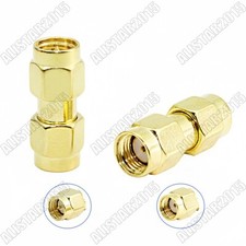 5x RP-SMA Male  Female Pin  to SMA Male RF Coaxial Adapter Radio Antenna