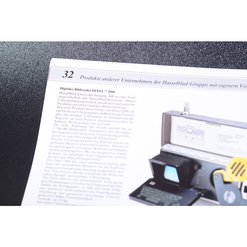 HASSELBLAD PRODUITS 1989/PROSPEKT/ Brochure/Livret/Leaflet/Catalogue
