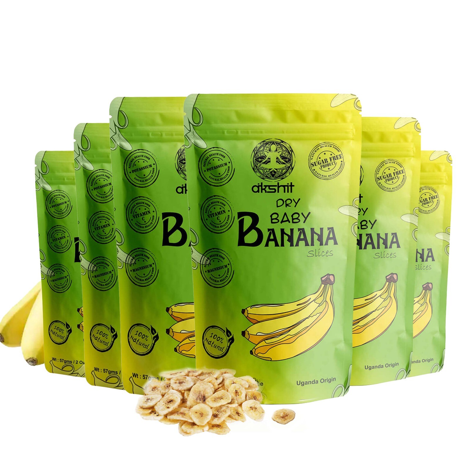 Organic Dried Banana Chips, Unsweetened Bananas,Natural Dried Snacks