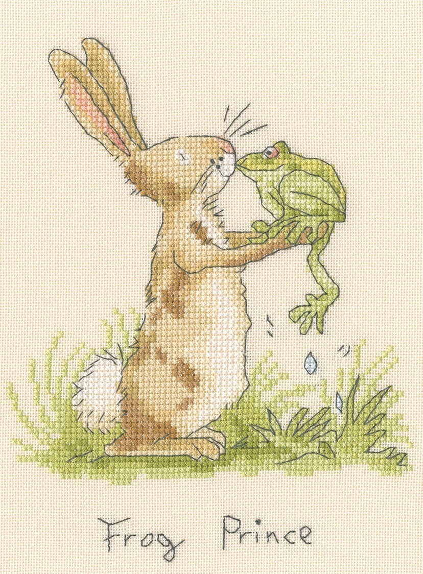 Frog Prince Counted Cross Stitch Kit by Bothy Threads