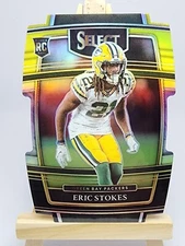 2021 SELECT BLACK GOLD DIE CUT PRIZM #88 ERIC STOKES RC PACKERS