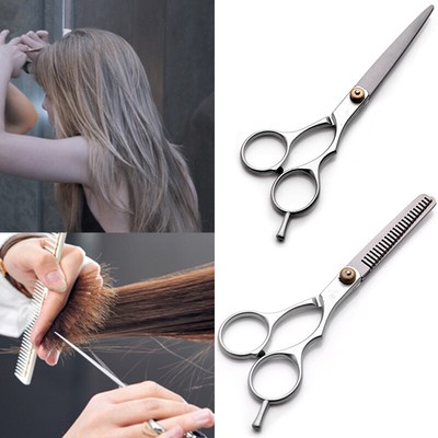 Haarschere Für Friseure & Zuhause, 5,5 Zoll / 14 Cm, Rostfrei, Mikroverzahnt – Präzises Schneiden, Inkl. Etui