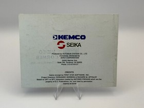 Spy vs. Spy (Nintendo Entertainment System 1988) Tested (Game & manual only) NES